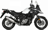 Système D'Échappement Catalytique Avec Homologation Acoustique Speed Edge Acier Carbon - Mivv Compatible Avec Suzuki Dl 650 V-Strom (2017-2024)