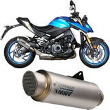 Système D'Échappement Homologué Au Niveau Sonore Gppro Titanium - Mivv Compatible Avec Suzuki Gsx-S 1000 (2021-2024)