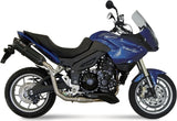 Système D'Échappement Non Catalysé Et Homologué Au Niveau Sonore Suono Acier Noir Carbon - Mivv Compatible Avec Triumph Tiger 1050 (2007-2012)