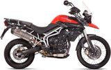 Système D'Échappement Homologué Au Niveau Sonore Oval Titanium Carbon - Mivv Compatible Avec Triumph Tiger 800 (2011-2016)