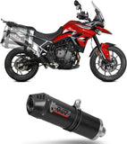 Système D'Échappement Homologué Au Niveau Sonore Oval Carbon - Mivv Compatible Avec Triumph Tiger 900 - Gt - Pro (2021-2024)