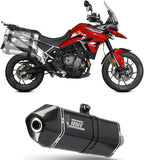 Système D'Échappement Homologué Au Niveau Sonore Speed Edge Acier Noir Carbon - Mivv Compatible Avec Triumph Tiger 900 - Gt - Pro (2021-2024)