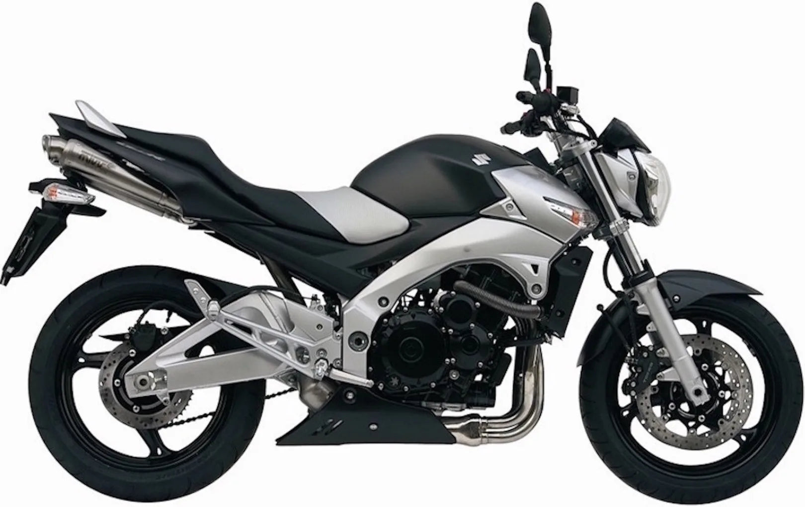 Double Sortie D'Échappement Homologuée Au Niveau Sonore X-Cone Acier - Mivv Compatible Avec Suzuki Gsr 600 (2006-2010)
