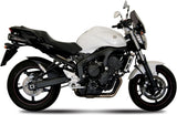 Dual Non-Catalytic Exhaust System With Sound Certification Suono Steel Black Carbon - Mivv Compatible With Yamaha Fz-6 (2004-2006)