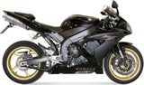 Double Sortie D'Échappement Homologuée Au Niveau Sonore Oval Acier - Mivv Compatible Avec Yamaha Yzf 1000 R1 (2004-2006)