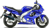 Système D'Échappement Homologué Au Niveau Sonore Oval Carbon - Mivv Compatible Avec Yamaha Yzf 600 Thundercat (1996-2001)