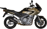 Double Sortie D'Échappement Avec Catalyseur Et Homologation Acoustique Suono Acier Noir Carbon - Mivv Compatible Avec Yamaha Tdm 900 (2002-2014)