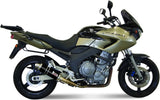 Double Sortie D'Échappement Non Catalysée Avec Homologation Acoustique Gp Acier Noir - Mivv Compatible Avec Yamaha Tdm 900 (2002-2014)