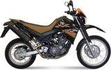 Dual Non-Catalytic Exhaust System With Sound Certification Suono Steel Black Carbon - Mivv Compatible With Yamaha Xt 660 X (2004-2016)