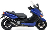 Système D'Échappement Complet Sans Catalyseur Et Homologué Au Niveau Sonore Gp Acier Noir - Mivv Compatible Avec Yamaha T-Max 500 (2001-2007)