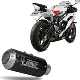 Exhaust Tip With Noise Certification Mk3 Carbon - Mivv Compatible With Yamaha Yzf 600 R6 (2006-2016)