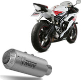 Système D'Échappement Homologué Au Niveau Sonore Mk3 Acier - Mivv Compatible Avec Yamaha Yzf 600 R6 (2006-2016)