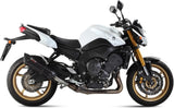Système D'Échappement Homologué Au Niveau Sonore Suono Acier Noir Carbon - Mivv Compatible Avec Yamaha Fz-8 (2010-2016)