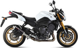 Exhaust Tip With Noise Certification Gp Steel Black - Mivv Compatible With Yamaha Fz-8 (2010-2016)