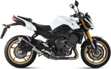 Système D'Échappement Homologué Au Niveau Sonore Gp Acier Noir - Mivv Compatible Avec Yamaha Fazer 8 (2010-2016)