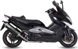 Système D'Échappement Complet Sans Catalyseur Et Homologué Au Niveau Sonore Speed Edge Acier Noir Carbon - Mivv Compatible Avec Yamaha T-Max 500 (2008-2011)