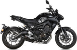 Système D'Échappement Complet Sans Catalyseur Et Homologué Au Niveau Sonore Suono Acier Noir Carbon - Mivv Compatible Avec Yamaha Mt-09 (2013-2020)