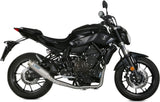 Système D'Échappement Complet Sans Catalyseur Et Homologué Au Niveau Sonore Gppro Titanium - Mivv Compatible Avec Yamaha Mt-07 (2014-2020)