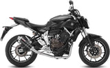 Système D'Échappement Complet Sans Catalyseur Et Homologué Au Niveau Sonore Gp Acier Noir - Mivv Compatible Avec Yamaha Mt-07 (2014-2024)
