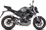 Système D'Échappement Complet Avec Catalyseur Et Homologation Acoustique Gp Carbon - Mivv Compatible Avec Yamaha Yzf-R 125 (2014-2018)