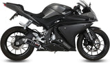 Complete Catalytic Exhaust System With Sound Certification Gp Steel Black - Mivv Compatible With Yamaha Yzf-R 125 (2014-2018)