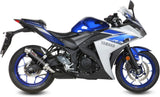 Système D'Échappement Homologué Au Niveau Sonore Gp Carbon - Mivv Compatible Avec Yamaha Yzf-R3 (2015-2024)