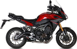 Système D'Échappement Complet Sans Catalyseur Et Homologué Au Niveau Sonore Oval Carbon Carbon - Mivv Compatible Avec Yamaha Tracer 900 (2013-2020)
