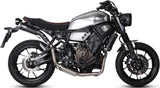Système D'Échappement Complet Sans Catalyseur Et Homologué Au Niveau Sonore Ghibli Acier Noir - Mivv Compatible Avec Yamaha Xsr 700 (2016-2020)
