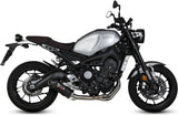 Complete Catalytic Exhaust System With Sound Certification Oval Carbon Carbon - Mivv Compatible With Yamaha Xsr 900 (2016-2020)