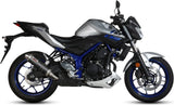 Système D'Échappement Homologué Au Niveau Sonore Gp Carbon - Mivv Compatible Avec Yamaha Mt-03 (2016-2024)