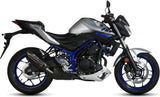 Système D'Échappement Homologué Au Niveau Sonore Suono Acier Noir Carbon - Mivv Compatible Avec Yamaha Mt-03 (2016-2024)
