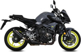 Système D'Échappement Homologué Au Niveau Sonore Suono Acier Noir Carbon - Mivv Compatible Avec Yamaha Mt-10 (2016-2022)