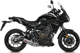 Système D'Échappement Complet Sans Catalyseur Et Homologué Au Niveau Sonore Oval Titanium Carbon - Mivv Compatible Avec Yamaha Tracer 700 (2016-2024)