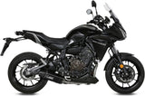 Complete Catalytic Exhaust System With Sound Certification Speed Edge Steel Black Carbon - Mivv Compatible With Yamaha Tracer 700 (2016-2024)