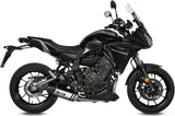 Système D'Échappement Complet Avec Catalyseur Et Homologation Acoustique Speed Edge Acier Carbon - Mivv Compatible Avec Yamaha Tracer 700 (2016-2024)