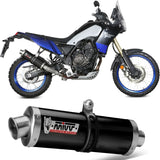 Système D'Échappement Homologué Au Niveau Sonore Oval Titanium Noir - Mivv Compatible Avec Yamaha Ténéré 700 (2019-2024)