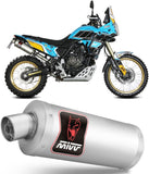 Exhaust Tip With Noise Certification Dakar Stainless Steel - Mivv Compatible With Yamaha Ténéré 700 (2019-2024)