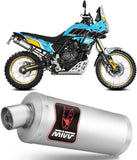 Système D'Échappement Homologué Au Niveau Sonore Dakar Acier - Mivv Compatible Avec Yamaha Ténéré 700 (2019-2024)