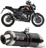 Système D'Échappement Complet Sans Catalyseur Et Homologué Au Niveau Sonore Gp Acier Noir - Mivv Compatible Avec Zontes Zt 125 Gk (2021-2024)