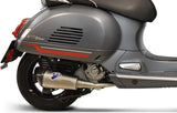 Échappement Sans Homologation Sonore Relevance Acier Inox Carbon Cap - Termignoni Compatible Avec Piaggio Vespa 250 - 300 (2008-2022)