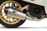 Échappement Sans Homologation Sonore Relevance Acier Inox Carbon Cap - Termignoni Compatible Avec Piaggio Vespa Primavera 150 (2008-2022)
