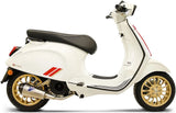 Système D'Échappement Complet Non Catalysé Et Sans Homologation Acoustique Relevance Acier Inox Carbon Cap - Termignoni Compatible Avec Piaggio Vespa Primavera 125 (2008-2022)