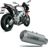 Uncatalysed Exhaust System Without Sound Certification Mk3 Stainless Steel - Mivv Compatible With Aprilia Tuono V4 1100 (2018-2020)