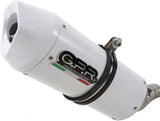 Échappement Sans Homologation Sonore Albus Ceramic Aluminium Blanc - Gpr Compatible Avec Aprilia Sx 125 (2018-2020)