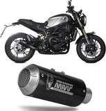 Système D'Échappement Non Catalysé Et Sans Homologation Acoustique Mk3 Carbon - Mivv Compatible Avec Benelli Leoncino 800 (2022-2024)