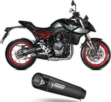 Complete Exhaust System Without Catalytic Converter And Without Sound Certification X-M5 Steel Black - Mivv Compatible With Suzuki Gsx 8S (2025-2026)