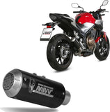 Système D'Échappement Non Catalysé Et Sans Homologation Acoustique Mk3 Carbon - Mivv Compatible Avec Honda Cb 500 F (2019-2024)