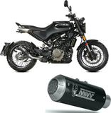 Système D'Échappement Non Catalysé Et Sans Homologation Acoustique Mk3 Carbon - Mivv Compatible Avec Husqvarna Vitpilen 401 (2021-2023)