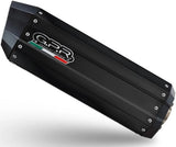 Système D'Échappement Complet Non Catalysé Et Sans Homologation Acoustique Hyper Sonic Titanium Noir - Gpr Compatible Avec Cfmoto 450 Mt (2024-2025)