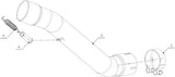 Tuyau De Raccordement Non Catalysé - Mivv Compatible Avec Kawasaki Zx-10R (2008-2010)